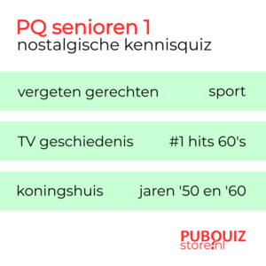 Pubquiz senioren 1