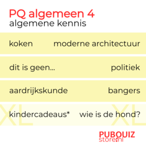 Pubquiz algemene kennis 4